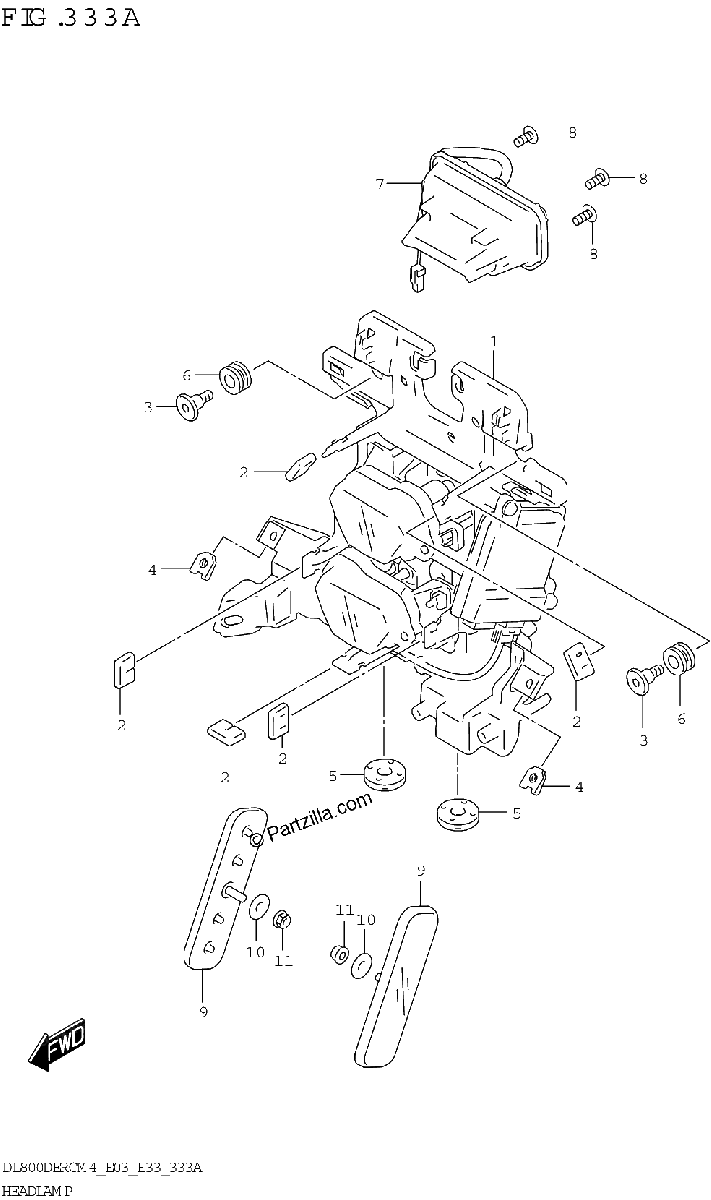 Diagrama de HEADLAMP