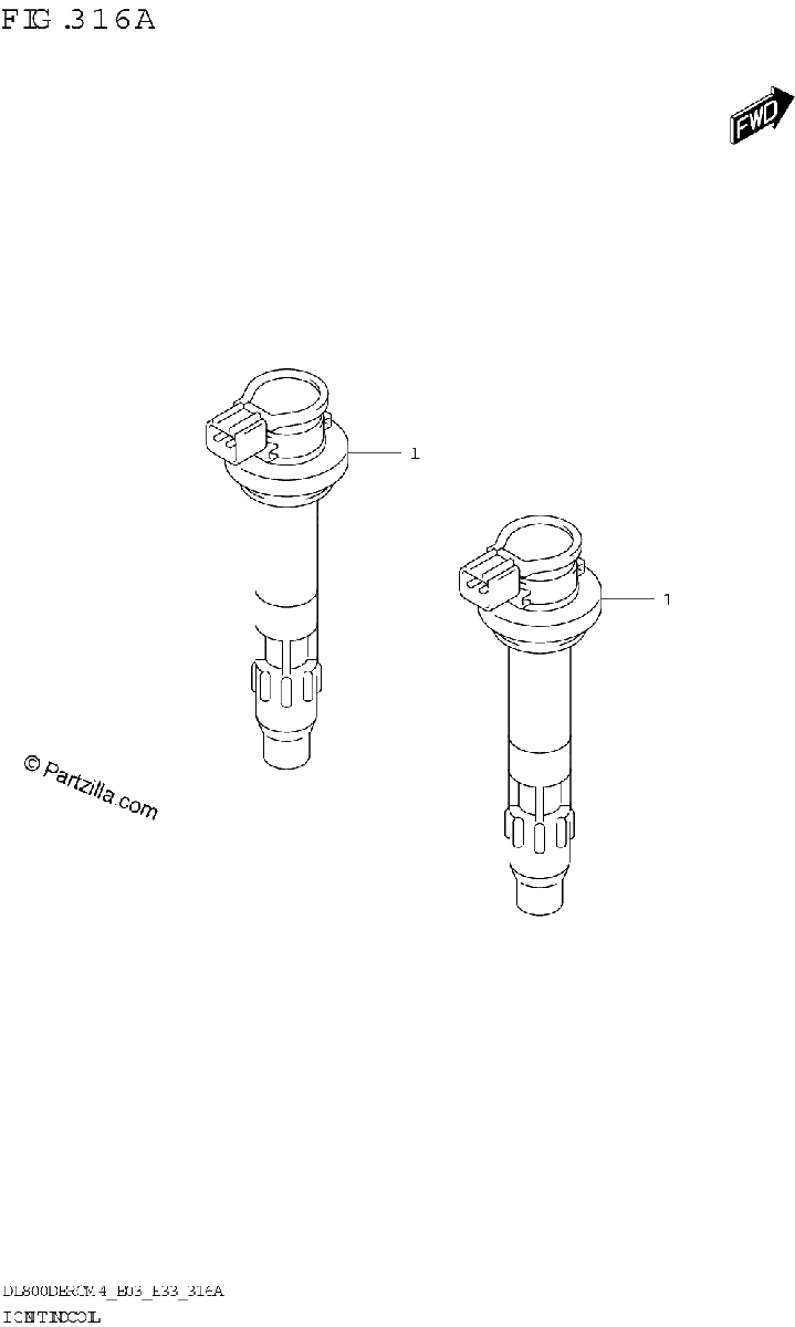 Diagrama de IGNITION COIL