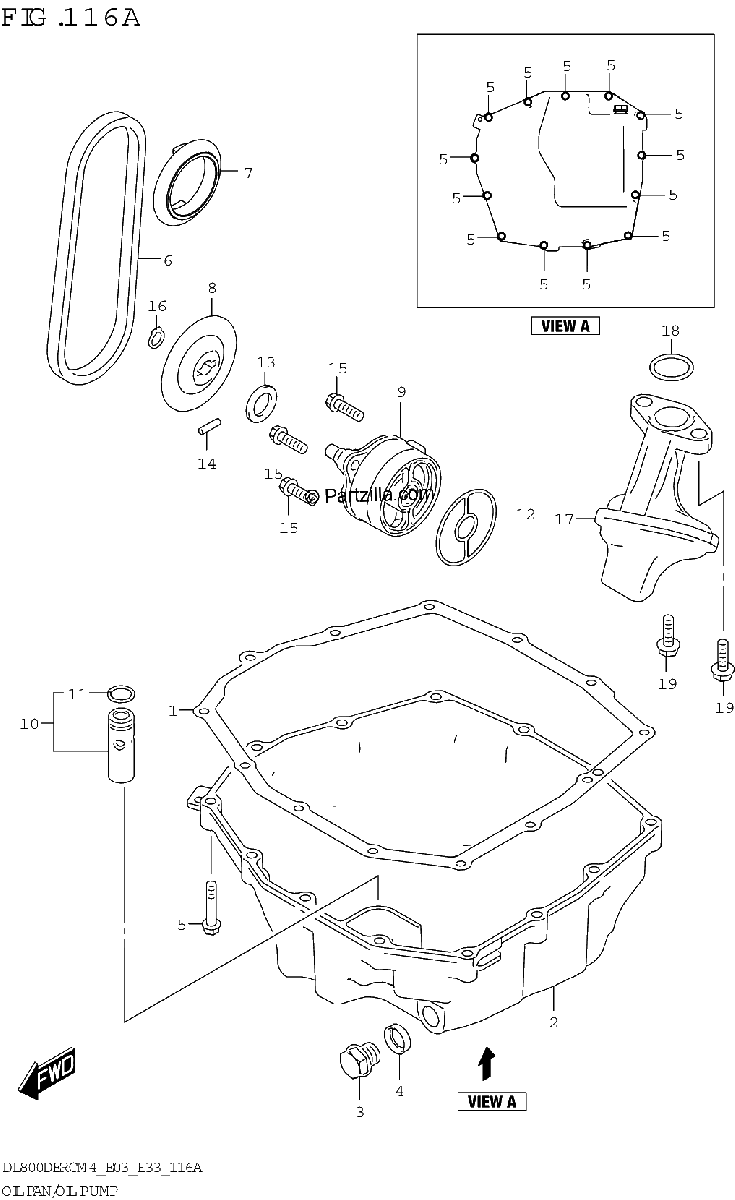 Diagrama de OIL PAN OIL PUMP