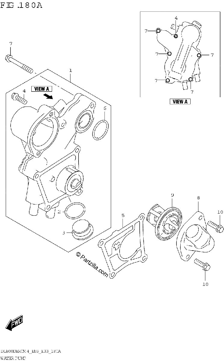 Diagrama de WATER PUMP