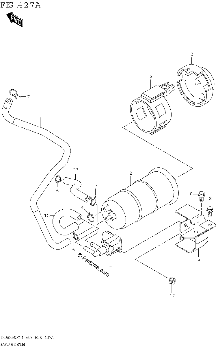 Diagrama de EVAP SYSTEM
