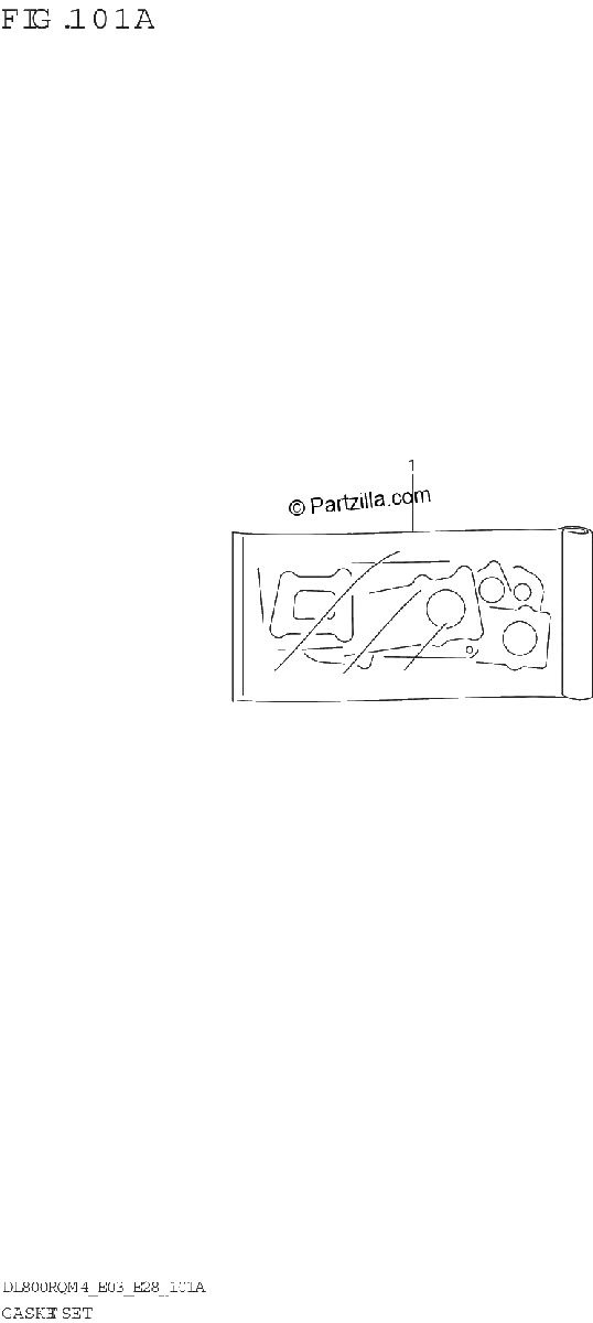 Diagrama de GASKET SET