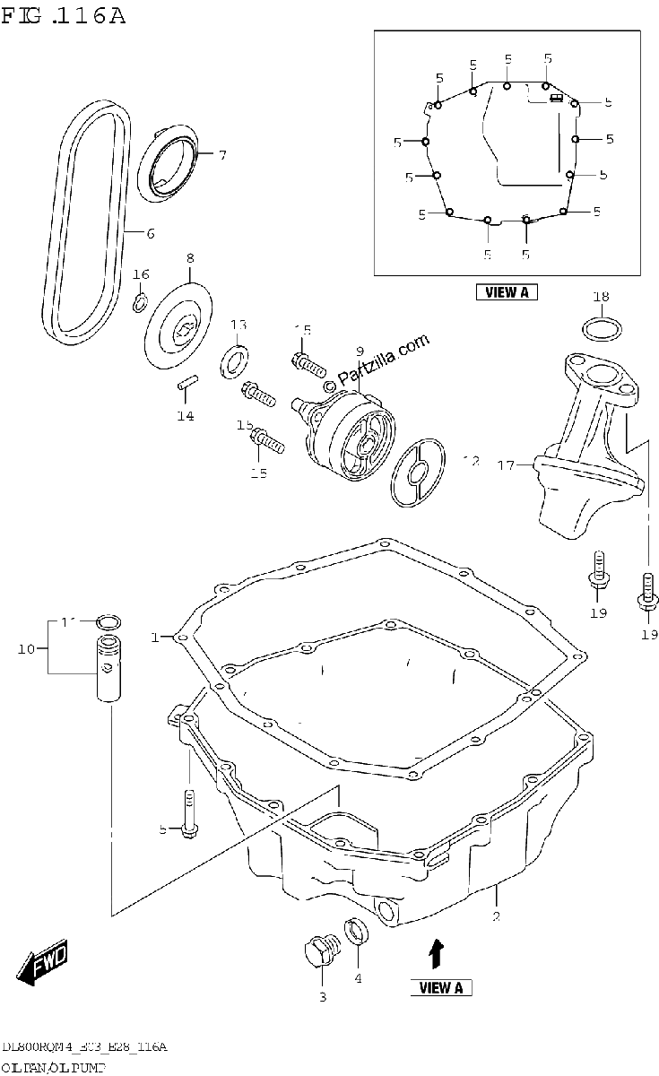 Diagrama de OIL PAN OIL PUMP