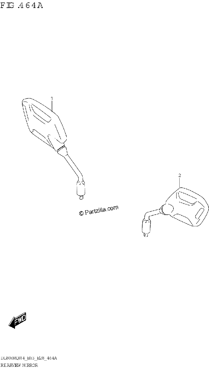 Diagrama de REAR VIEW MIRROR