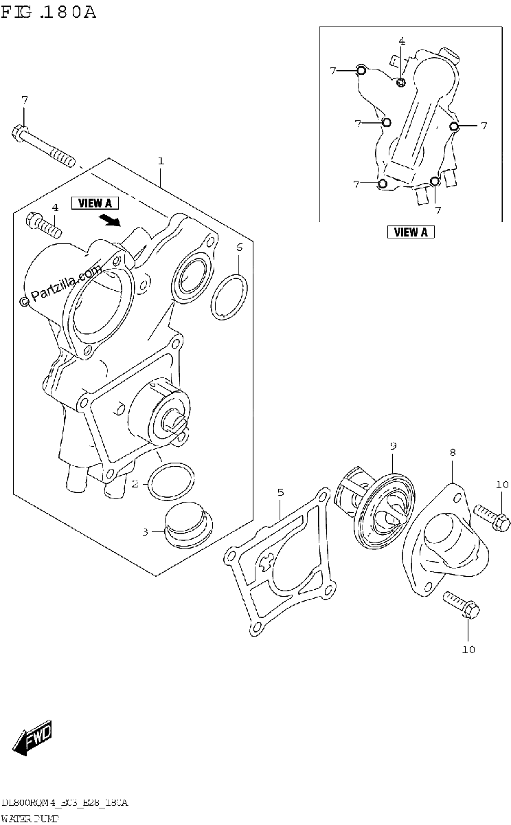 Diagrama de WATER PUMP