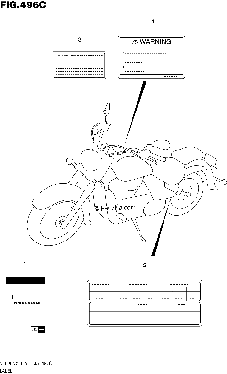 Diagrama de LABEL VL800 E33