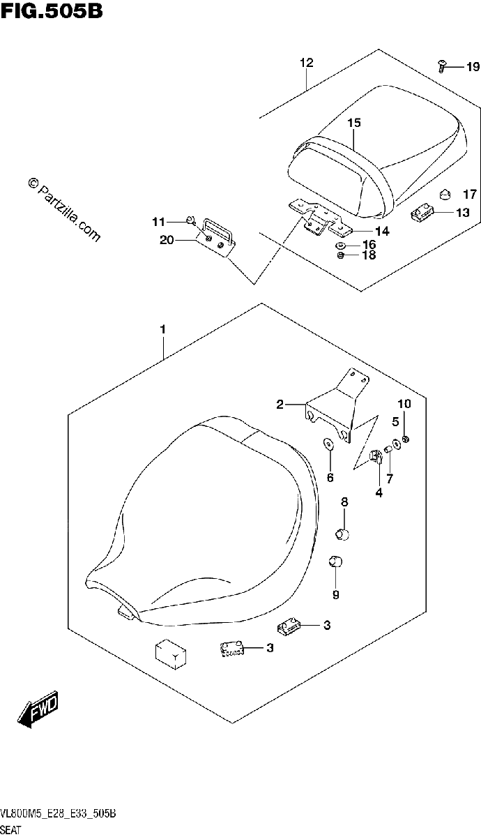 Diagrama de SEAT VL800