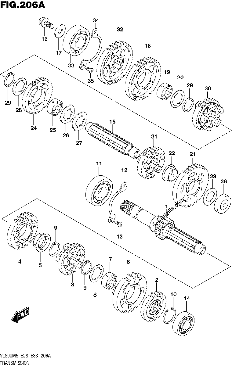 Diagrama de TRANSMISSION