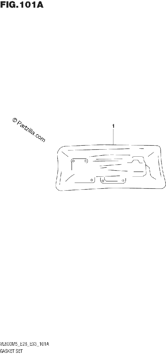Diagrama de GASKET SET