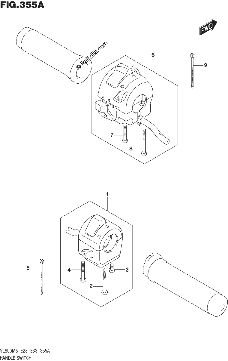 Diagrama de HANDLE SWITCH