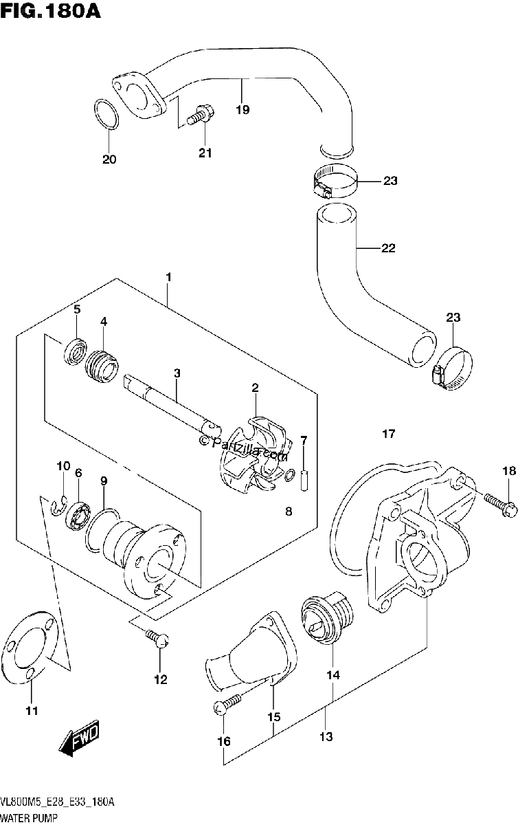 Diagrama de WATER PUMP