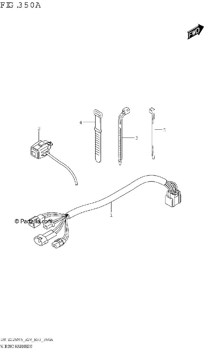 Diagrama de WIRING HARNESS E33