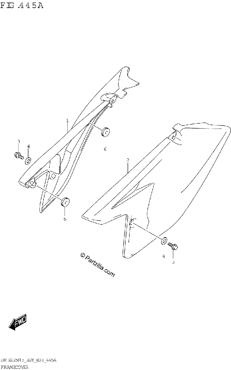 Diagrama de FRAME COVER