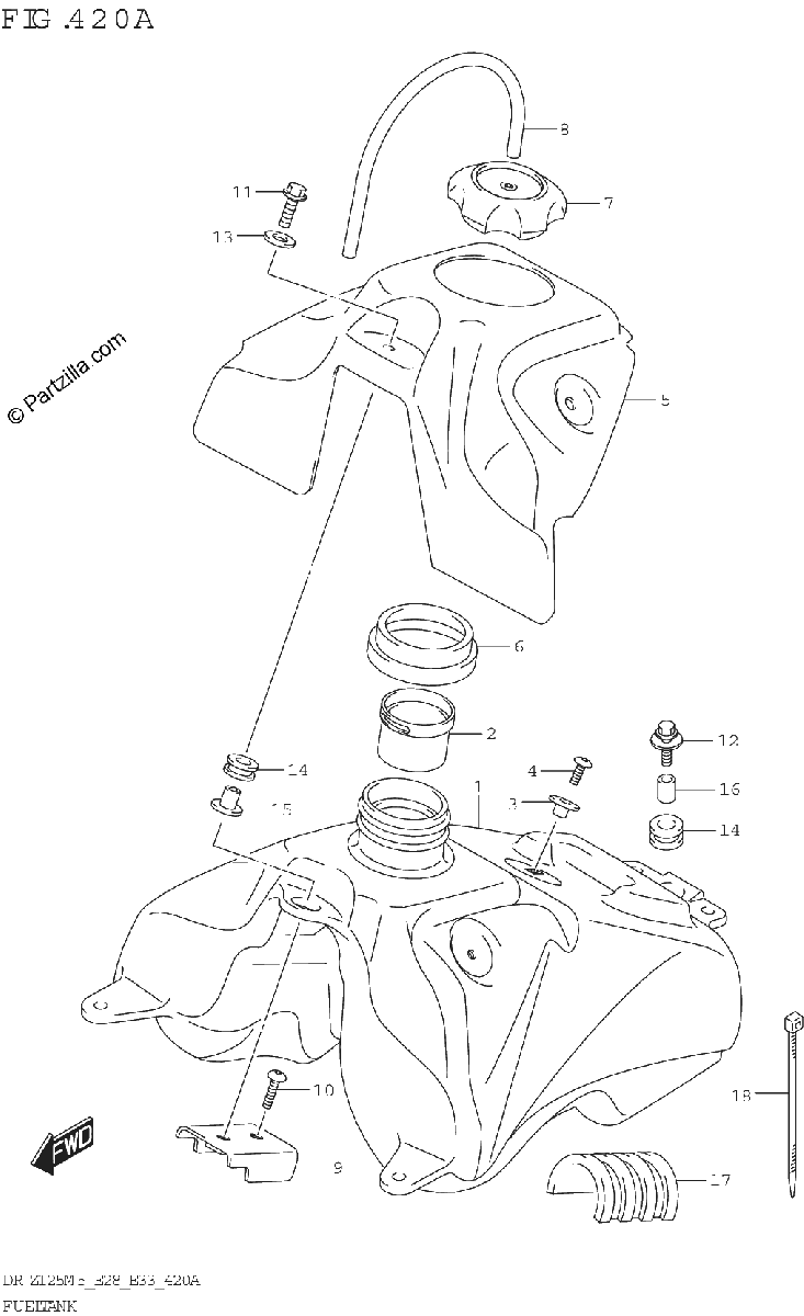 Diagrama de FUEL TANK