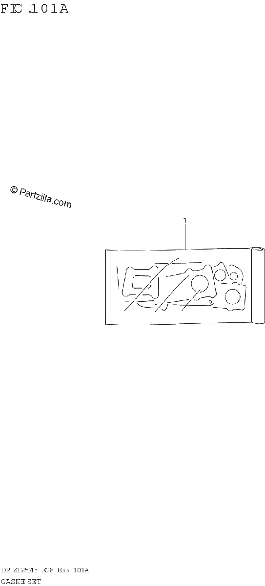 Diagrama de GASKET SET
