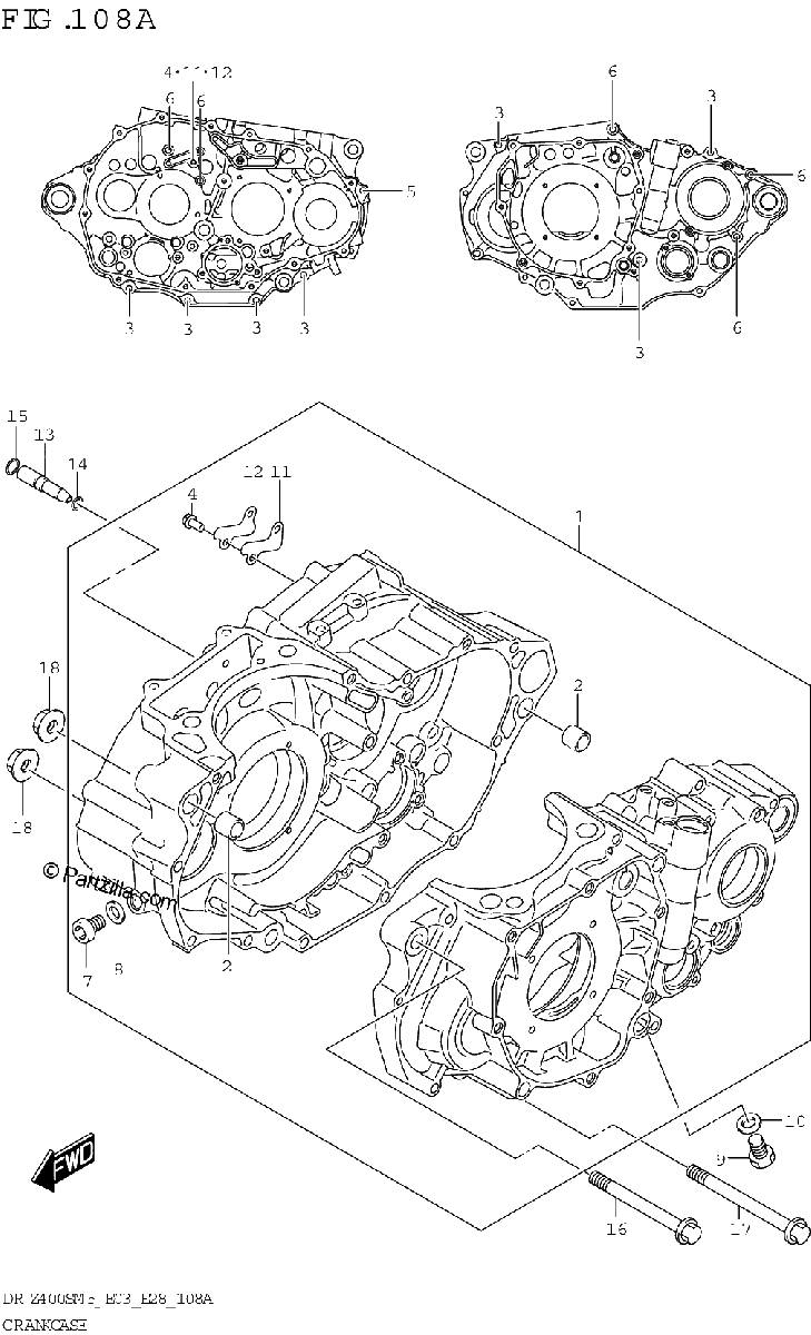 Diagrama de CRANKCASE