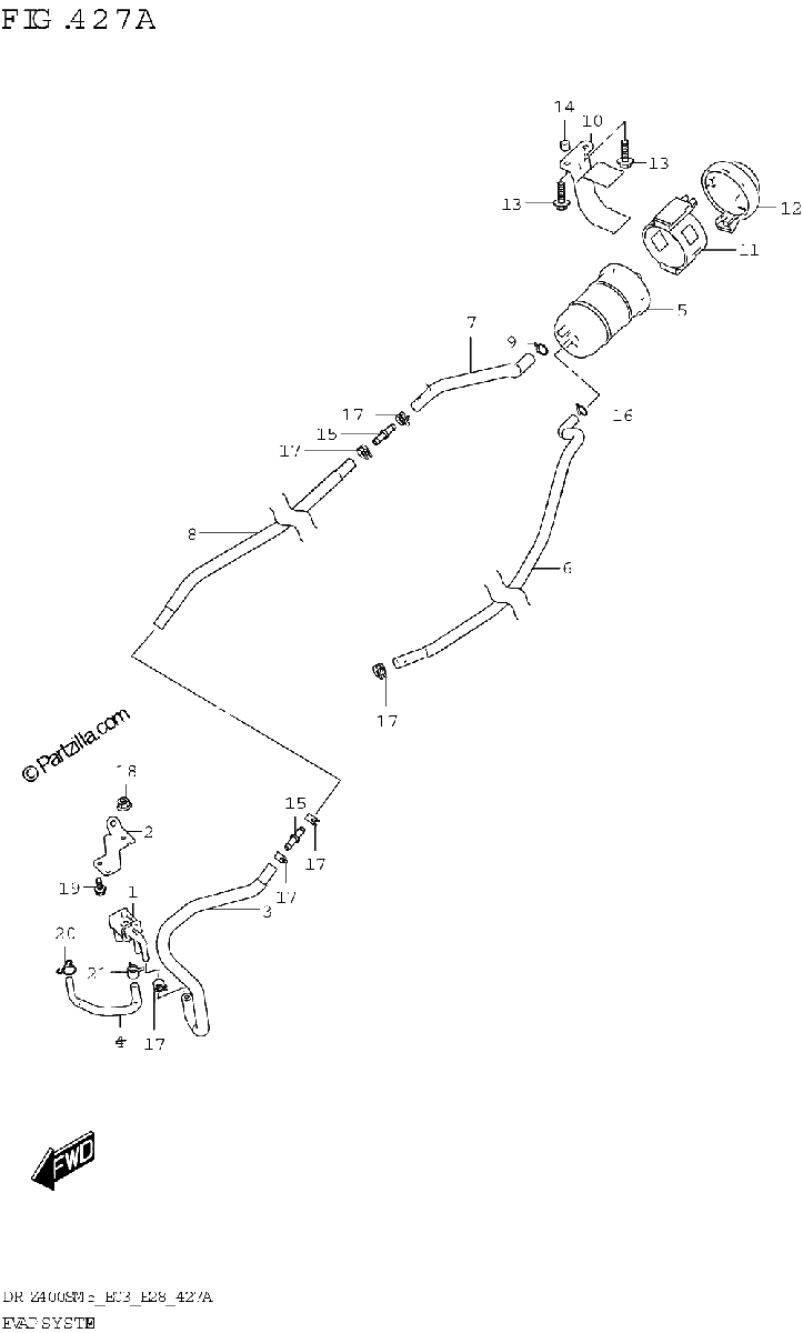 Diagrama de EVAP SYSTEM E33