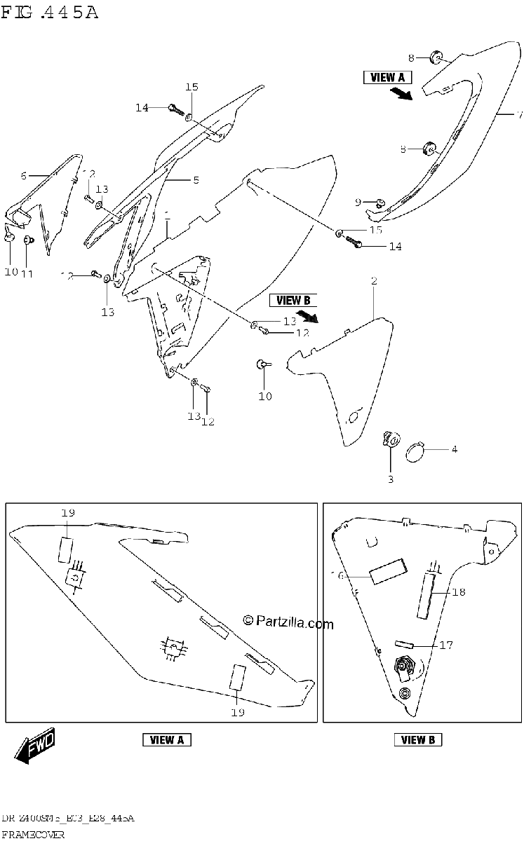 Diagrama de FRAME COVER