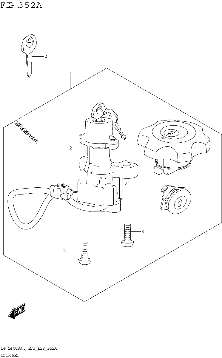 Diagrama de LOCK SET E33