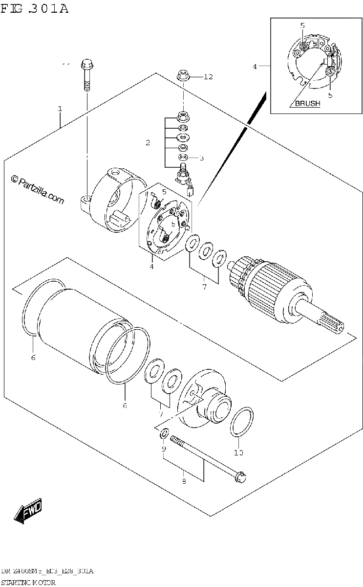 Diagrama de STARTING MOTOR