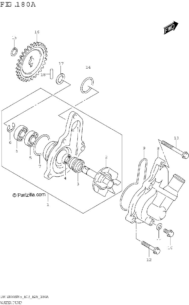 Diagrama de WATER PUMP