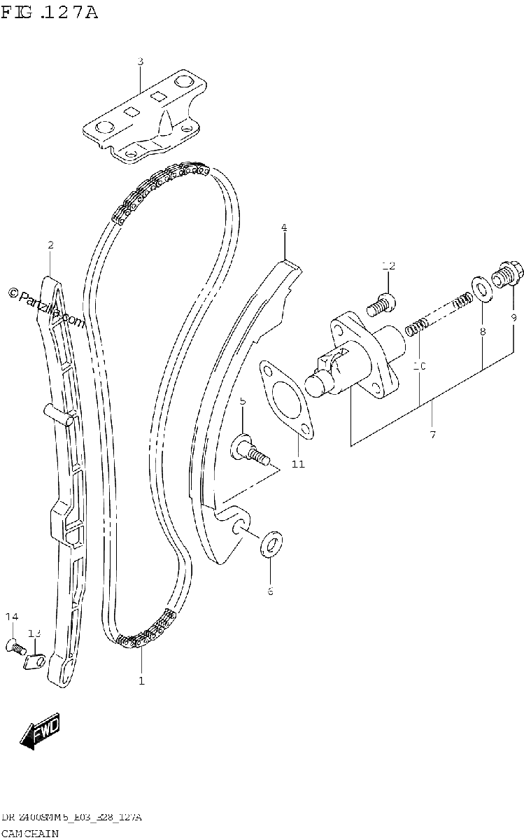 Diagrama de CAM CHAIN