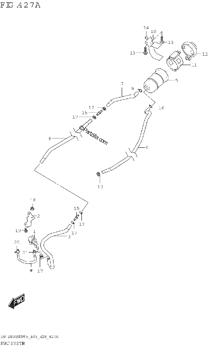 Diagrama de EVAP SYSTEM E33