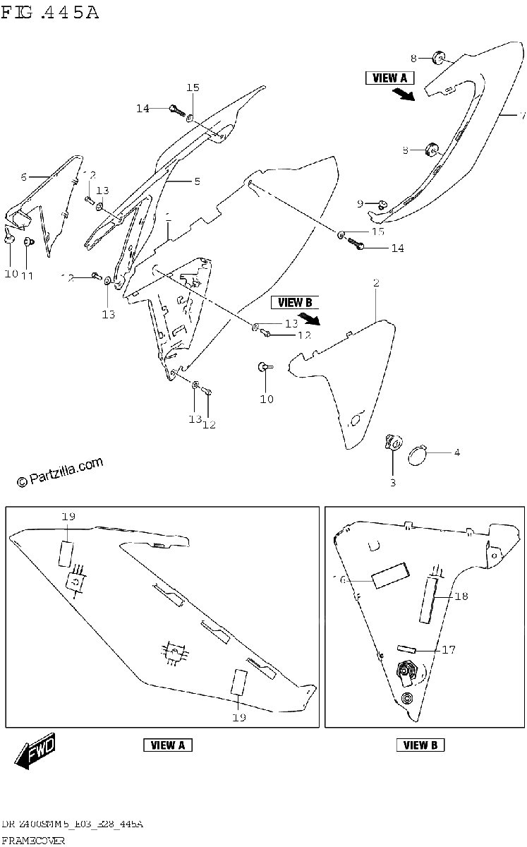 Diagrama de FRAME COVER
