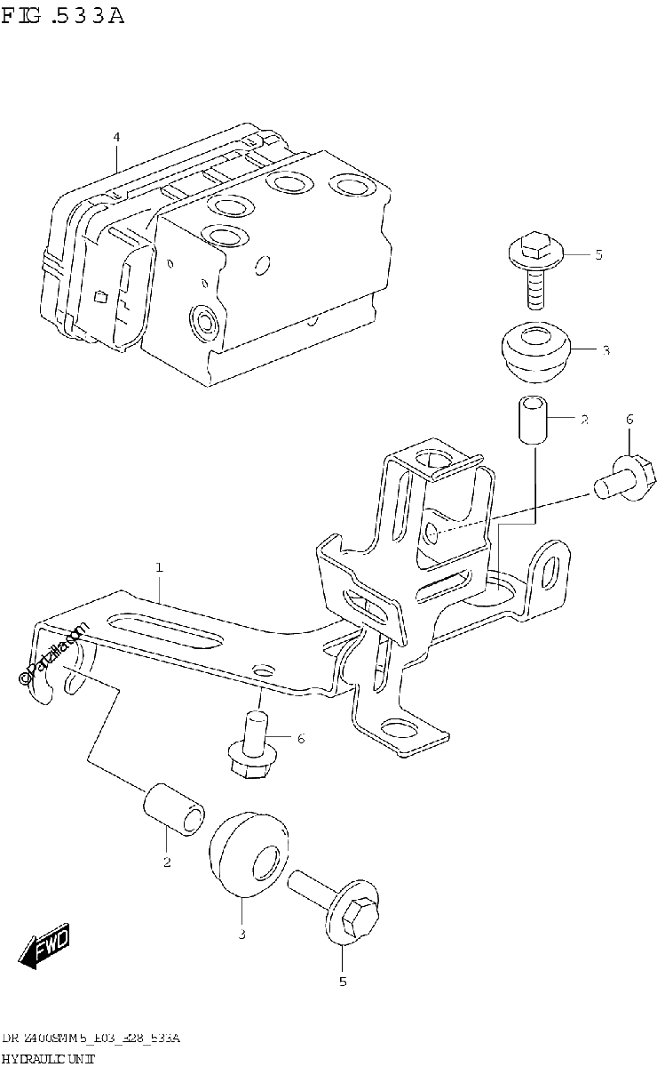 Diagrama de HYDRAULIC UNIT