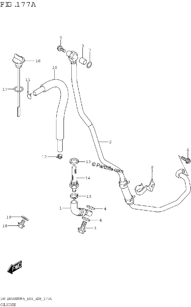 Diagrama de OIL HOSE