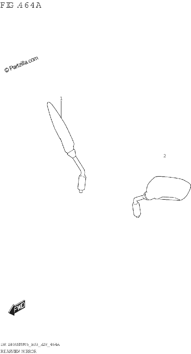 Diagrama de REAR VIEW MIRROR