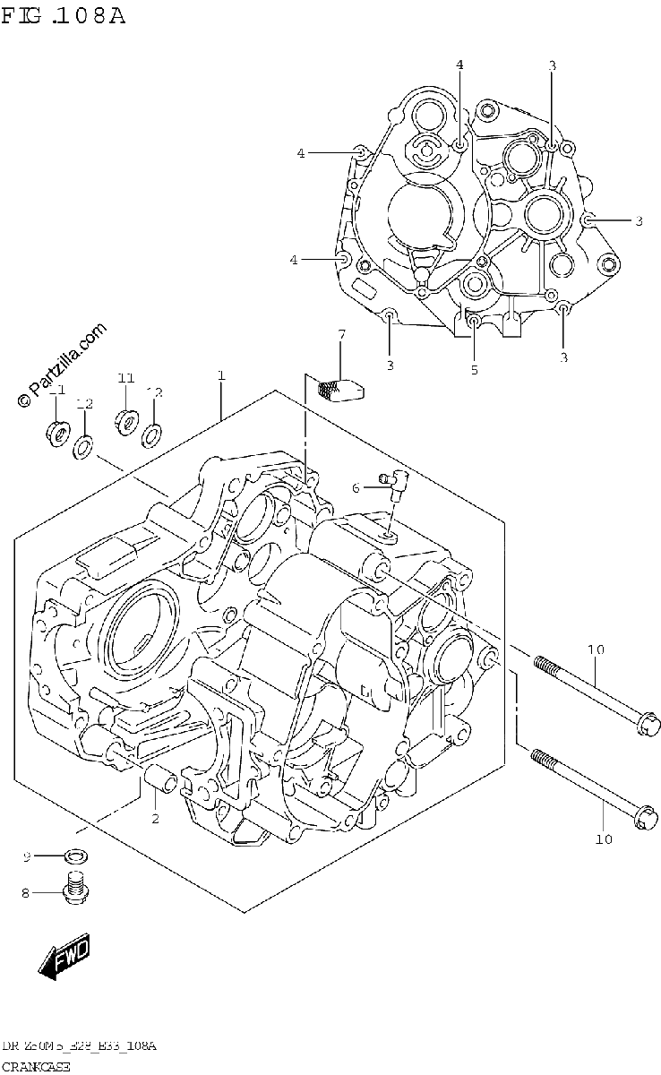 Diagrama de CRANKCASE