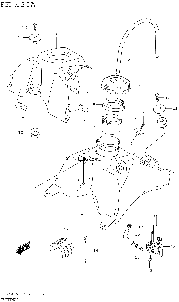 Diagrama de FUEL TANK