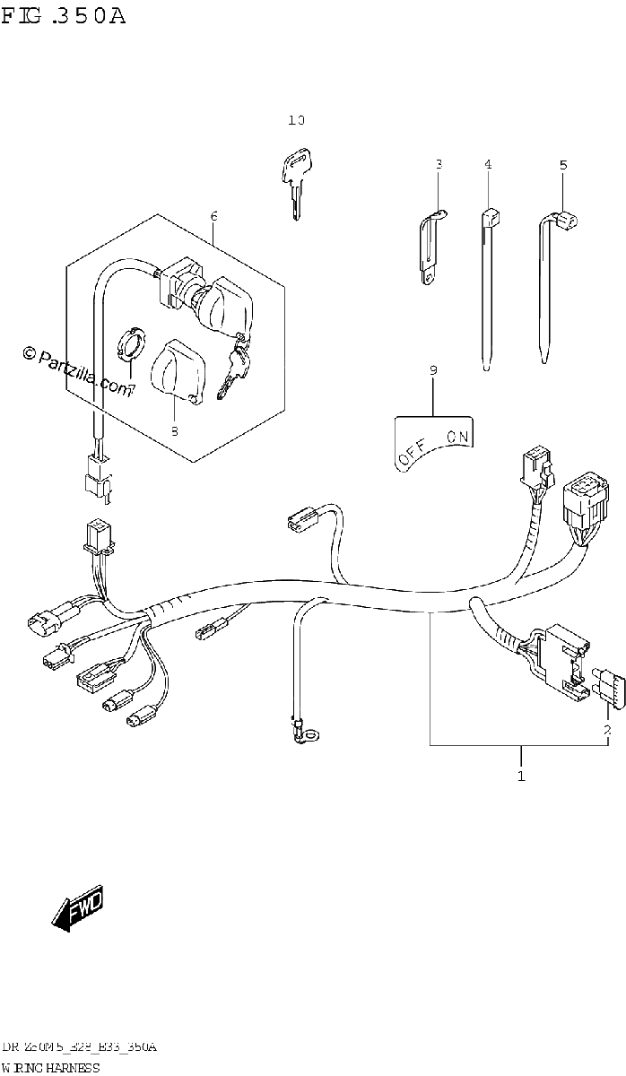 Diagrama de WIRING HARNESS