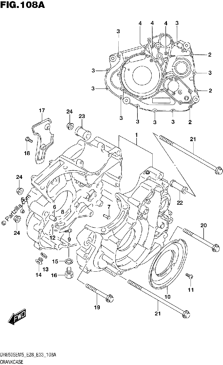 Diagrama de CRANKCASE