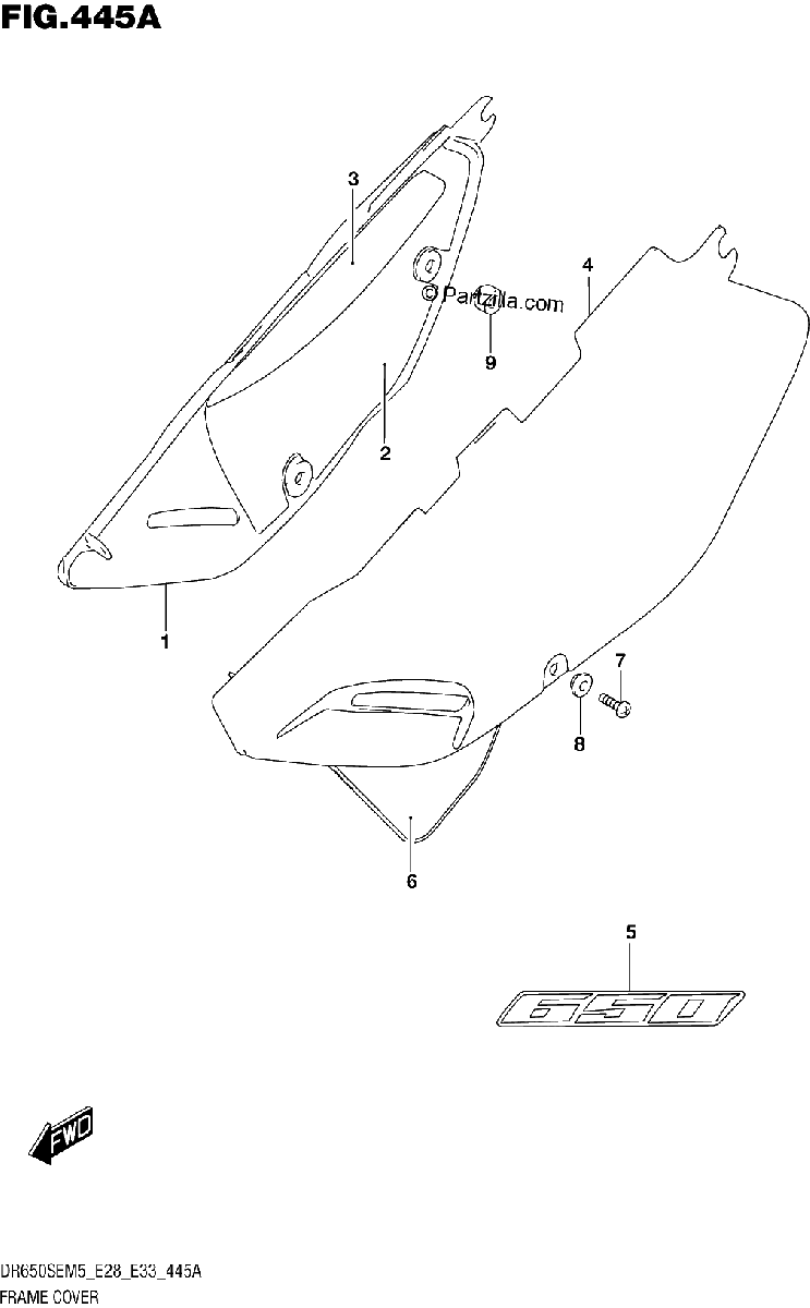 Diagrama de FRAME COVER