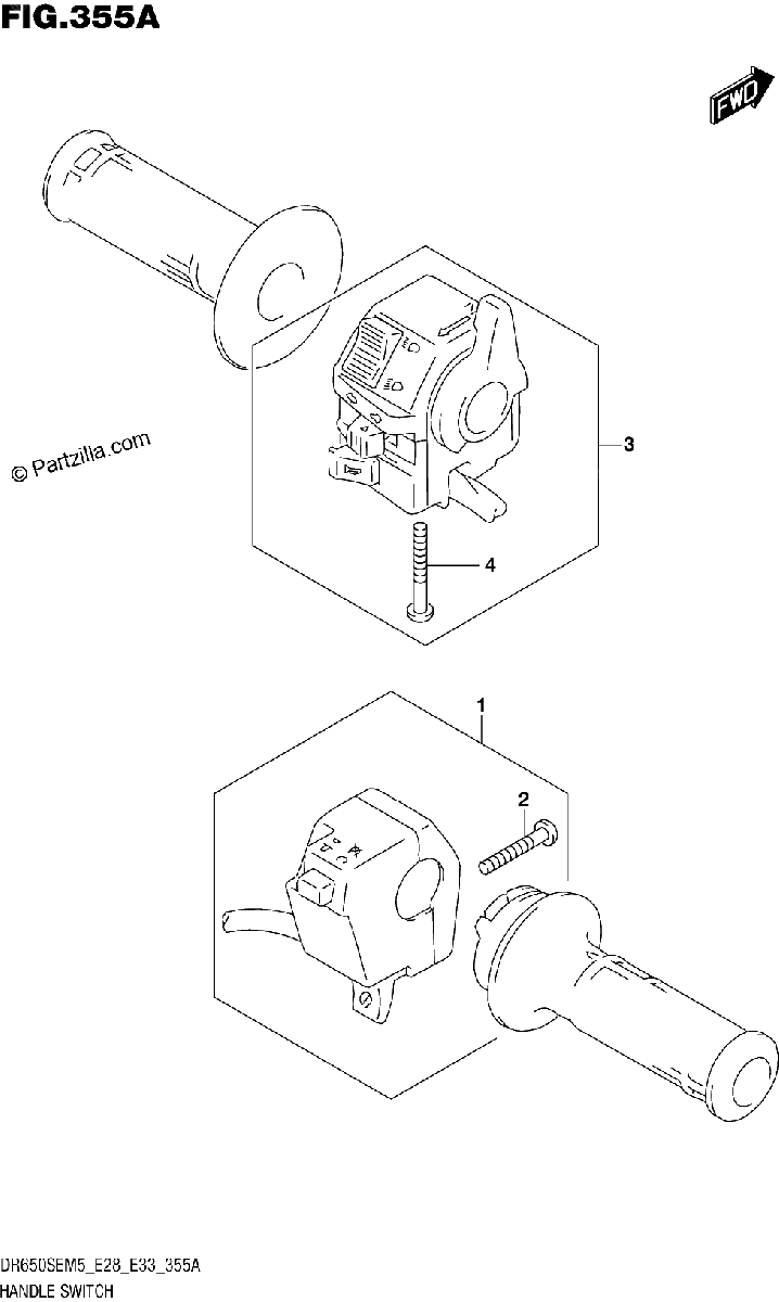 Diagrama de HANDLE SWITCH