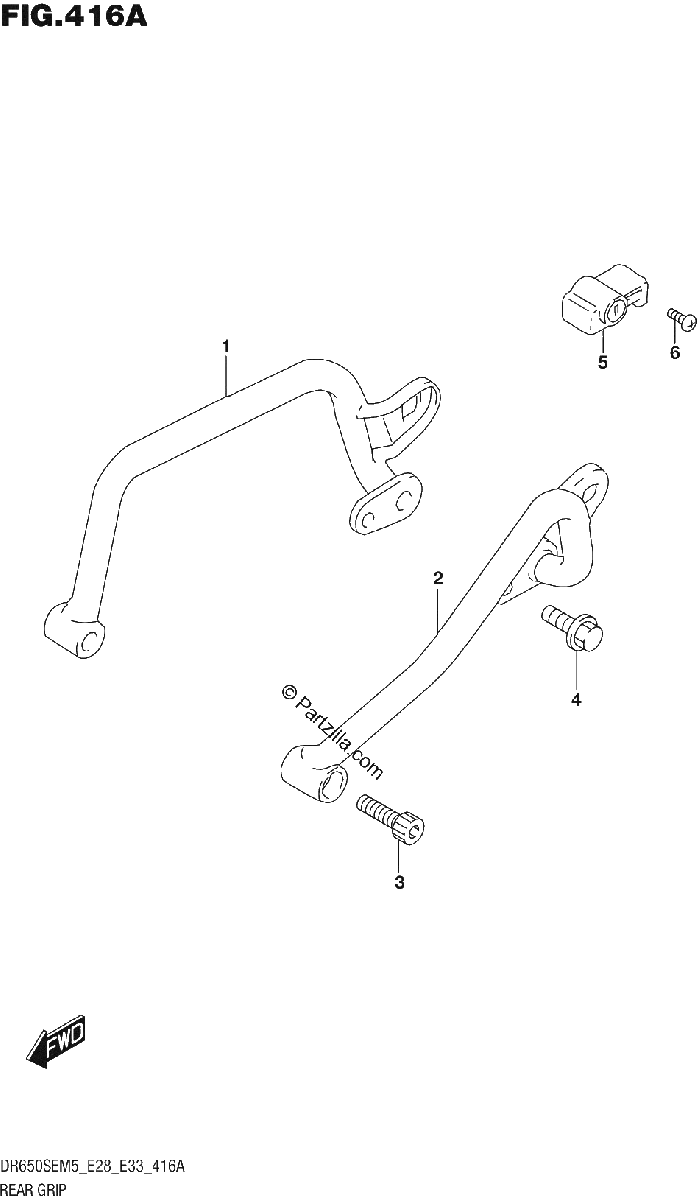 Diagrama de REAR GRIP