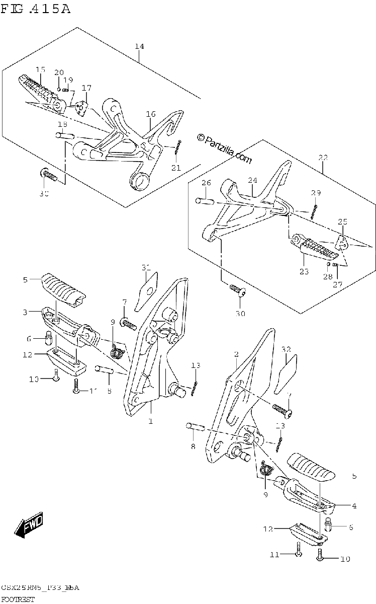 Diagrama de FOOTREST