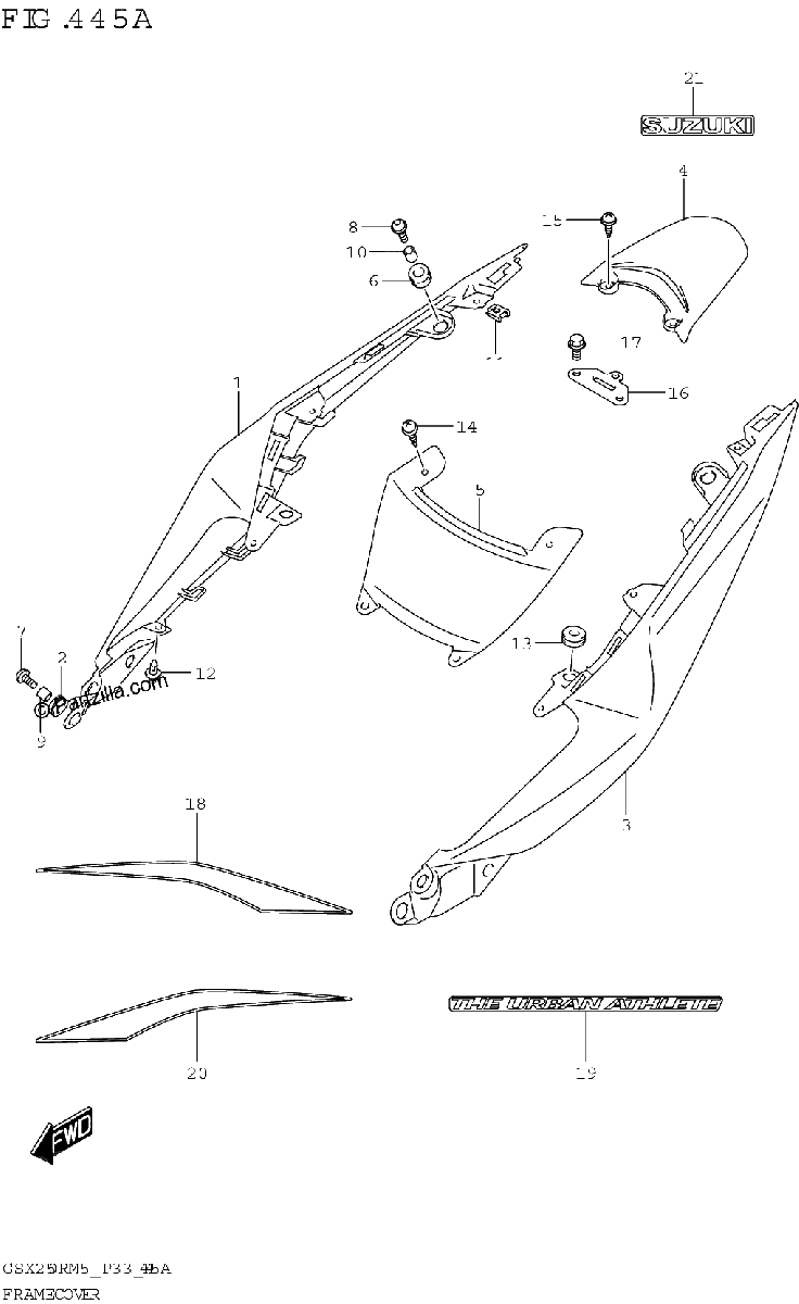 Diagrama de FRAME COVER