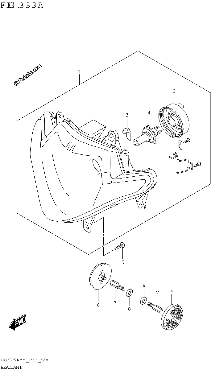 Diagrama de HEADLAMP