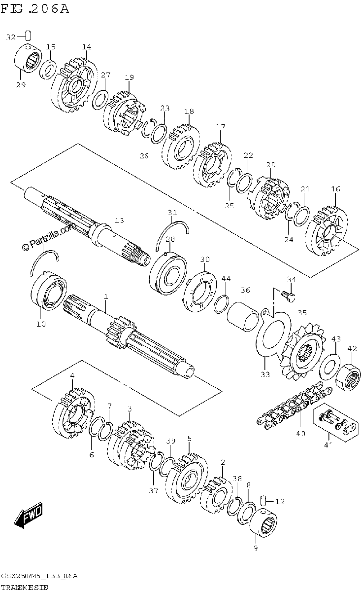 Diagrama de TRANSMISSION