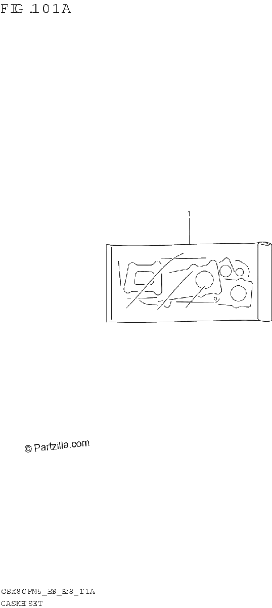 Diagrama de GASKET SET