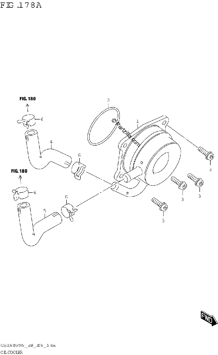 Diagrama de OIL COOLER