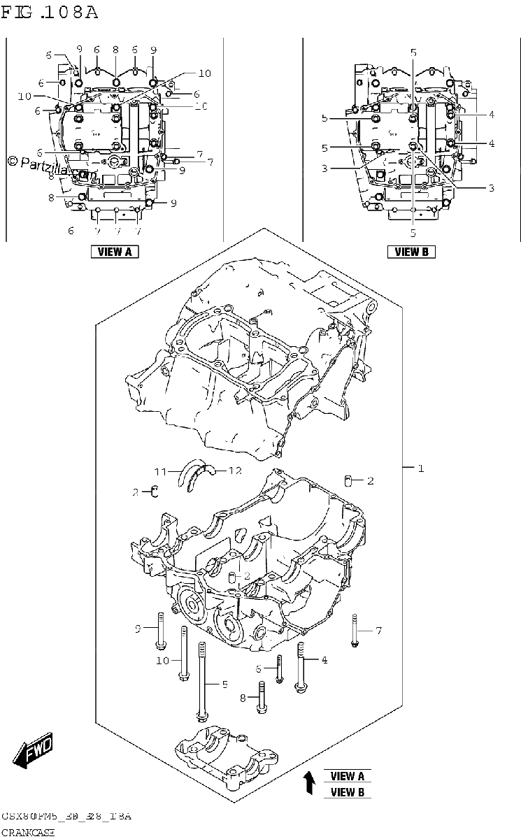 Diagrama de CRANKCASE