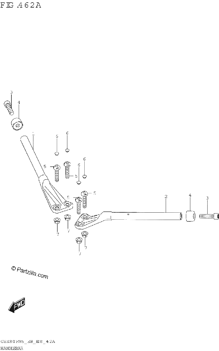 Diagrama de HANDLEBAR