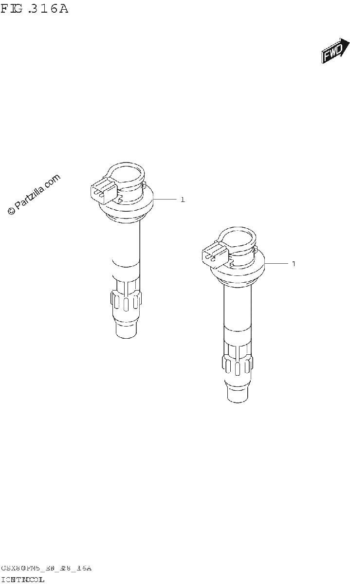 Diagrama de IGNITION COIL