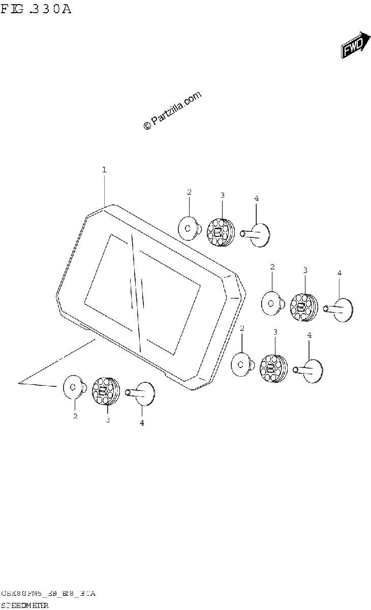 Diagrama de SPEEDOMETER E28
