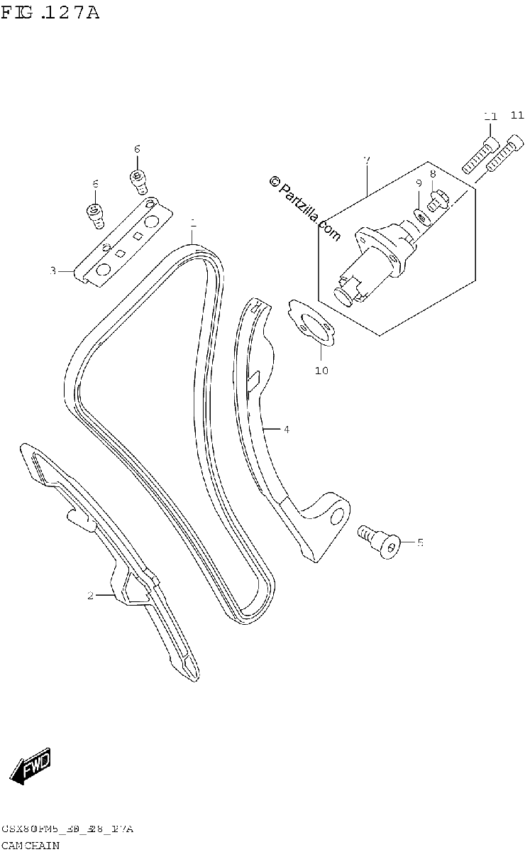 Diagrama de CAM CHAIN