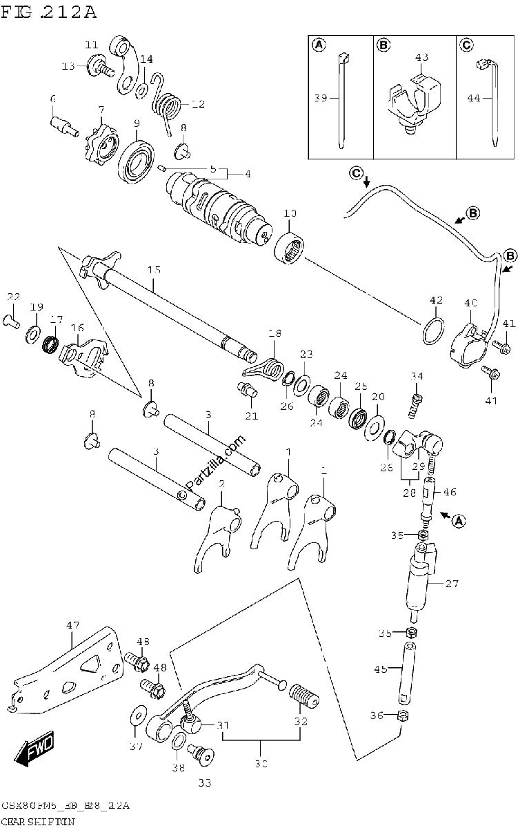 Diagrama de GEAR SHIFTING